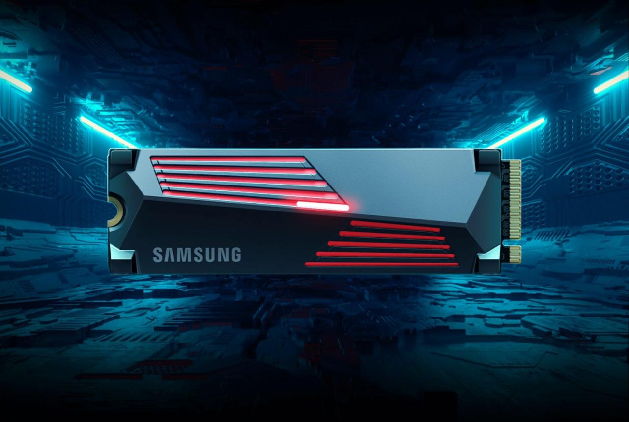 Samsung 990 PRO SSD NVMe M.2 PCIe Gen4, M.2 2280 Internal Solid State Hard Drive, Seq. Read Speeds Up to 7,450 MB/s for High End Computing, Gaming, and Heavy Duty Workstations, MZ-V9P2T0B/AM