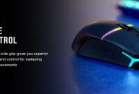 Corsair NIGHTSABRE RGB Wireless Gaming Mouse for FPS, MOBA - 26,000 DPI - 11 Programmable Buttons - Up to 100hrs Battery - iCUE Compatible - Black