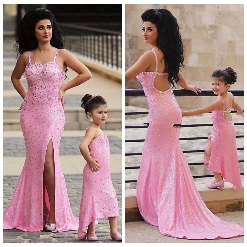 Sharon Said Luxury Blue Mermaid Feathers Prom Dresses Spaghetti Straps ...