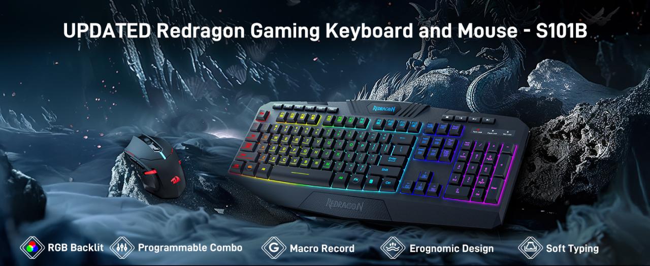 Amazon.com: Redragon Updated S101 Programmable Gaming Keyboard and ... Amazon.com: Redragon Updated S101 Programmable Gaming Keyboard and ...