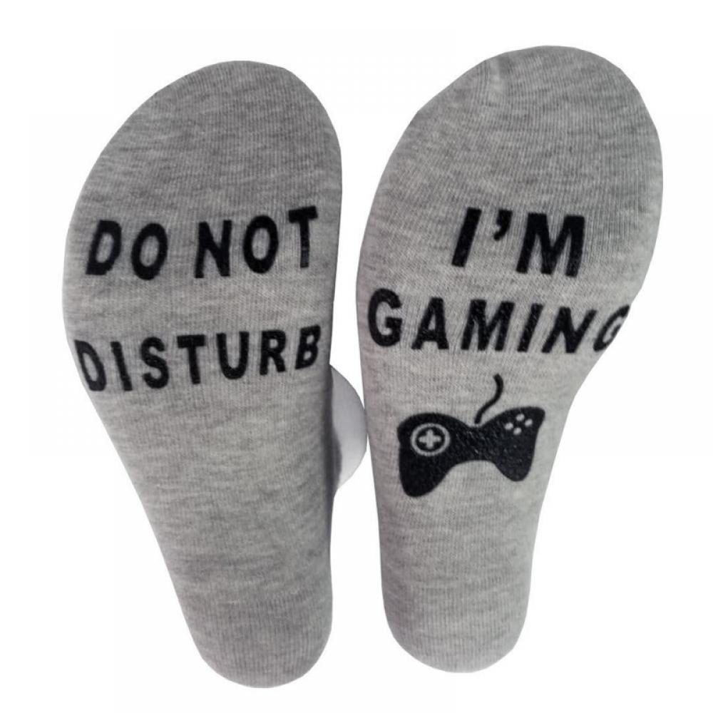 Do Not Disturb I'm Gaming Socks, Gaming Sock Funny Novelty Gift for ...