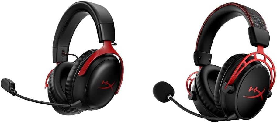 HyperX Cloud III Wireless – Gaming Headset for PC, PS5, PS4, up to 120-hour Battery, 2.4GHz Wireless, DTS Spatial Audio, 53mm Angled Drivers, Memory Foam, Durable Frame, 10mm Microphone, Black