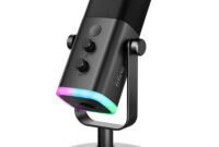 Gaming USB Microphone for PC: Computer Condenser Mic with Boom Arm - Recording Accessories for Gamer - Podcast Microphone Kit for Streaming
