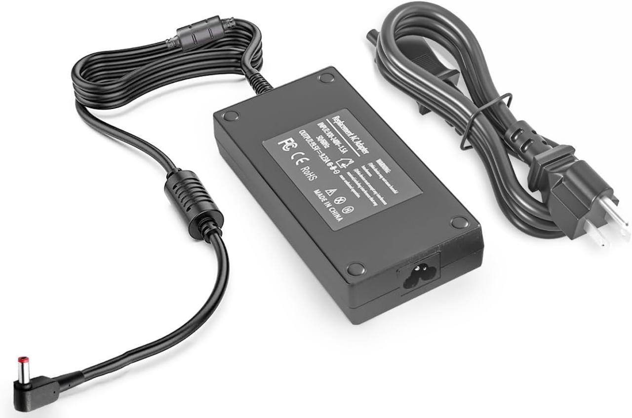 180W AC Charger for Acer Nitro 5 7 AN515 AN517 ANV15 AN715 Predator Helios 300 500 PH315 PH317 G3 Triton 300 500 PT515 PT314 PT315 Aspire V17 V15 VN7 A715 Gaming Laptop