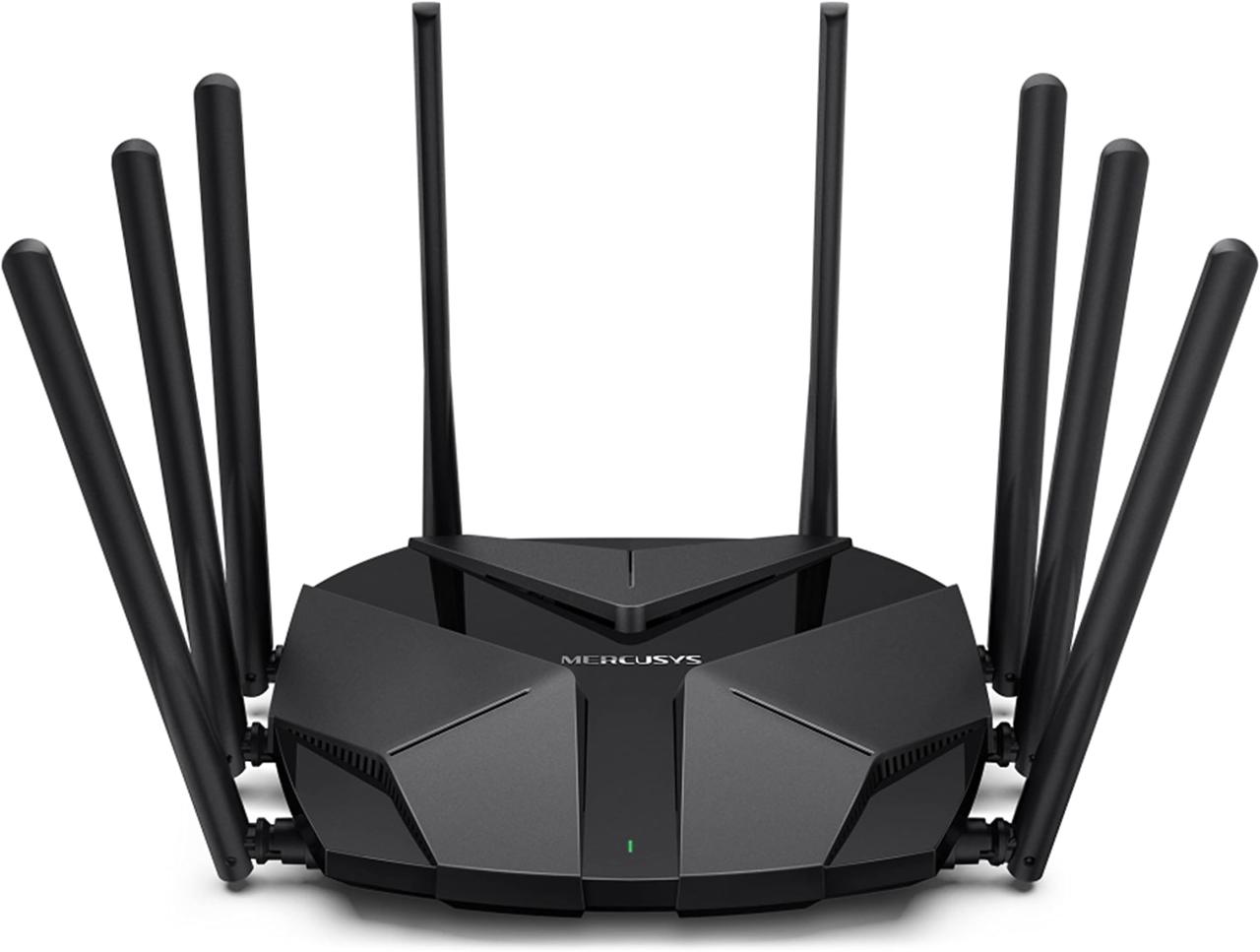 GL.iNet GL-MT6000(Flint 2) WiFi 6 Router with Wide Coverage, High-Speed Gaming Router, 2 x 2.5G Multi-Gig Ports+4 x 1G Ethernet Ports, Mass Device Connectivity, Rapid OpenVpn & WireGuard, 802.11ax