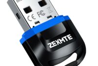 USB Bluetooth Adapter for PC - ZEXMTE Bluetooth Adapter 5.1 EDR ...