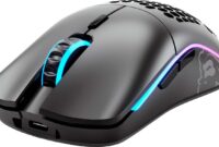 Glorious Model D- (Minus) Wireless Gaming Mouse - 67g Superlight Honeycomb Design, RGB, Ergonomic, Lag Free 2.4GHz Wireless, Up to 71 Hours Battery - Matte White