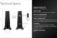 Amazon.com: NETGEAR Nighthawk DOCSIS 3.1 Mid/high-Split Cable Modem ...
