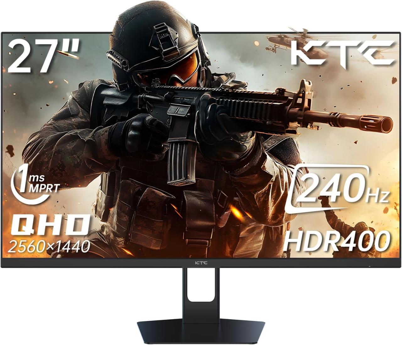 Acer Nitro 27 Inch WQHD 2560 x 1440 IPS Gaming Monitor | AMD FreeSync | Up to 180Hz Refresh | Up to 0.5ms | DCI-P3 95% | HDR 10 Support | One Display Port 1.2 & Two HDMI 2.0 | KG271U N3bmiipx