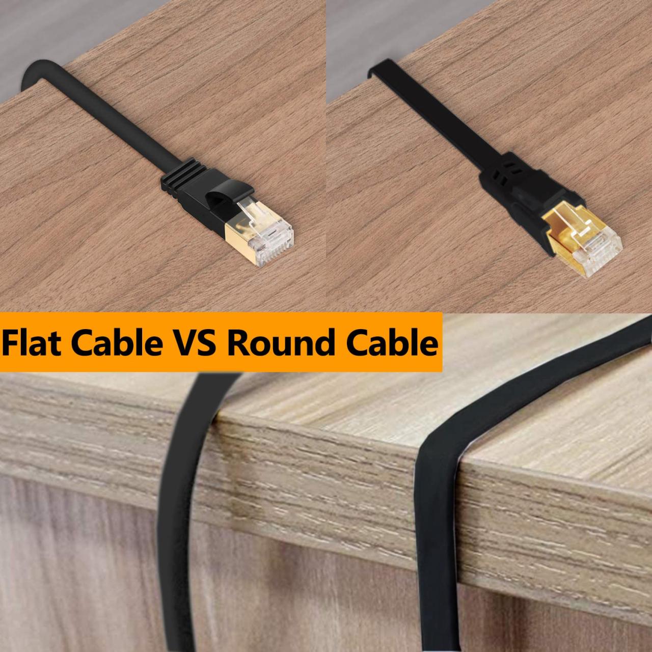 Jadaol Cat6a Ethernet Cable 50 ft Slim, Outdoor&Indoor 10Gbps 550MHz, Snagless 28AWG Pure Copper Network Cable for Waterproof&Direct Burial, Flexible LAN Cable for Router, Modem, Switch, Gaming, Black