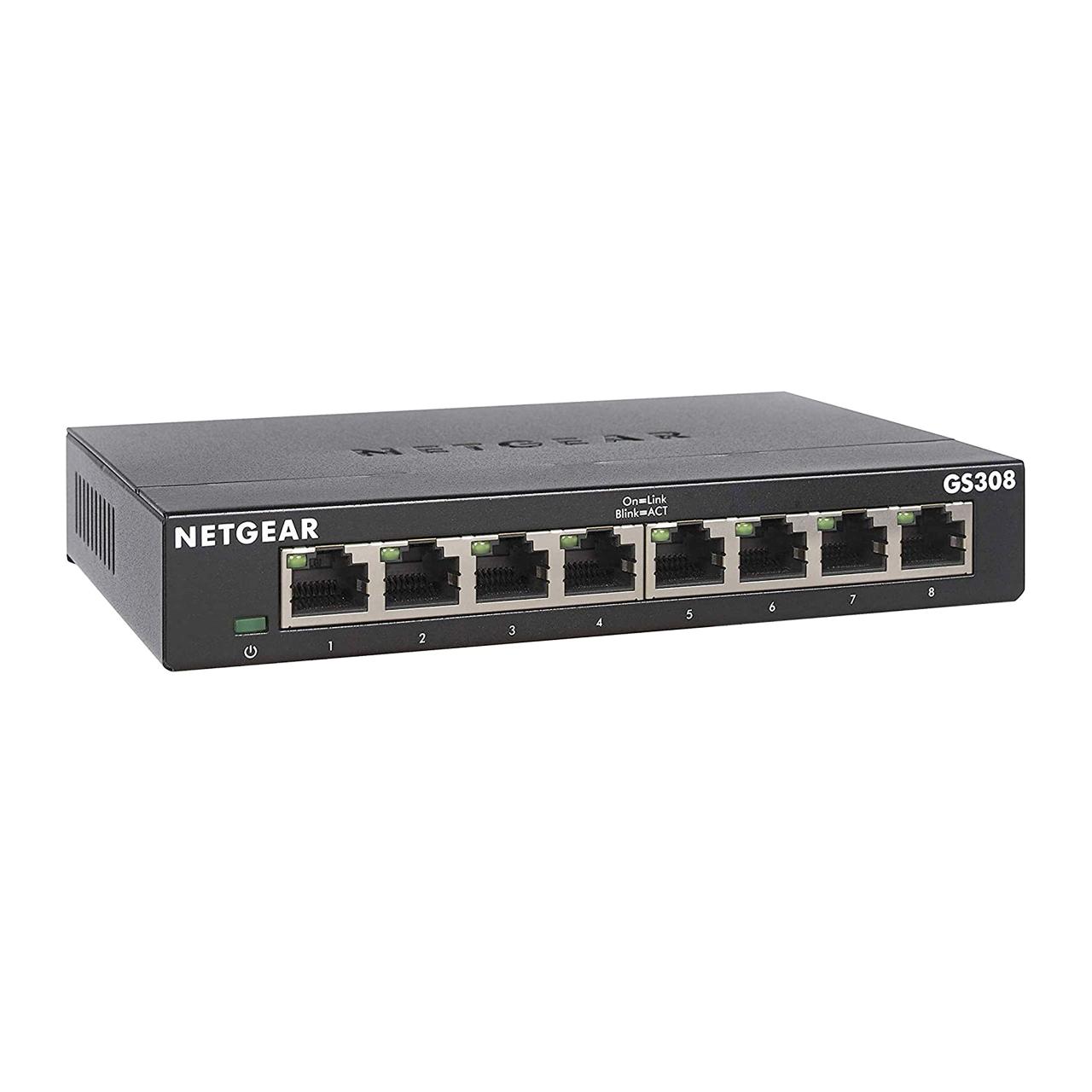 TP-Link TL-SG105, 5 Port Gigabit Unmanaged Ethernet Switch, Network Hub, Ethernet Splitter, Plug & Play, Fanless Metal Design, Shielded Ports, Traffic Optimization,Navy Blue