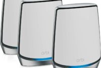 Amazon.com: NETGEAR Orbi 870 Series Tri-Band WiFi 7 Mesh System (RBE873 ...