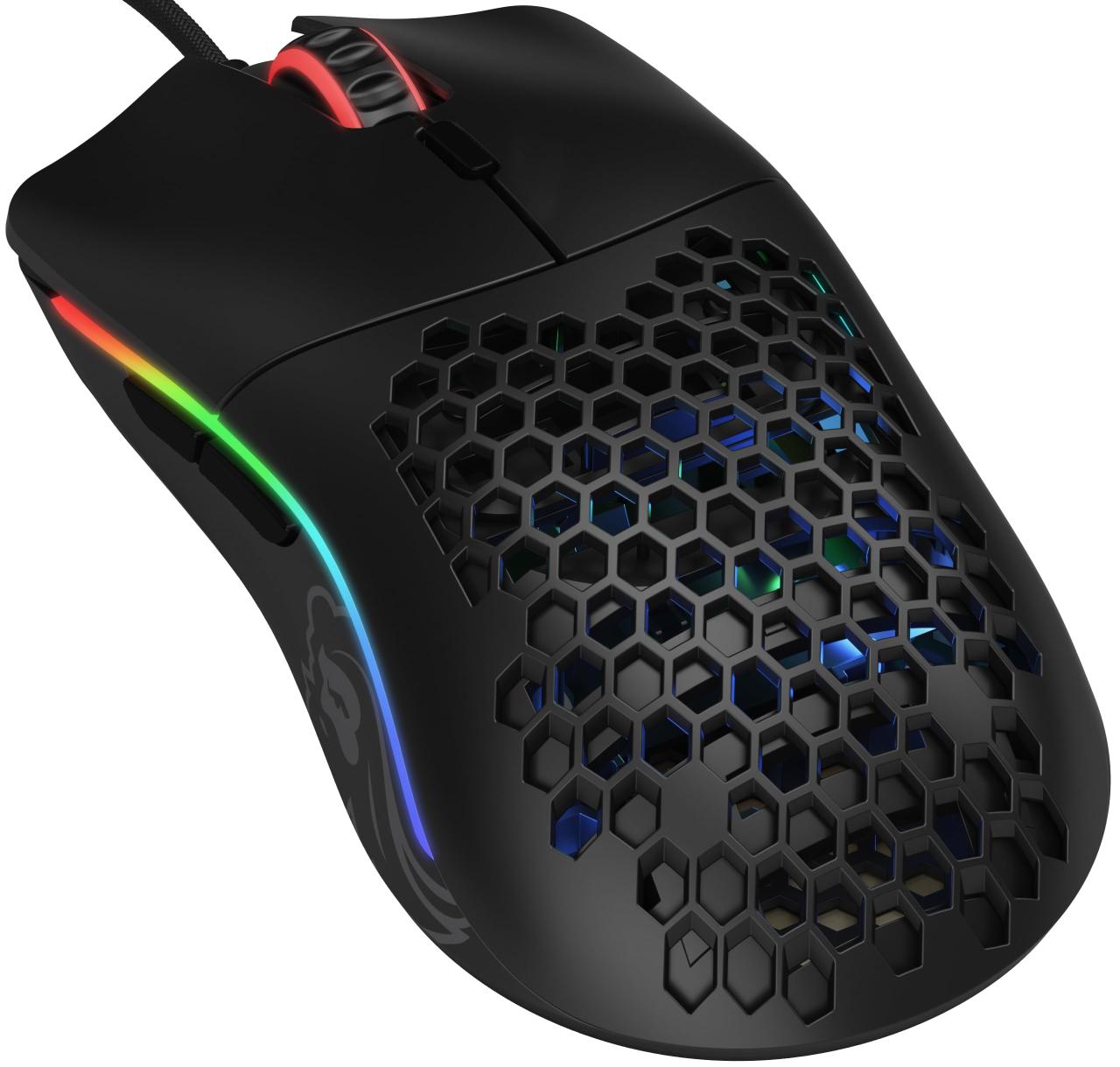 Glorious Model D- (Minus) Wireless Gaming Mouse - 67g Superlight Honeycomb Design, RGB, Ergonomic, Lag Free 2.4GHz Wireless, Up to 71 Hours Battery - Matte White