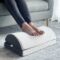 C CUSHION LAB Ergonomic Foot Rest for Under Desk - Patented Massage Ridge Design Memory Foam Foot Stool Pillow for Work, Home, Gaming, Computer, Office Chair - Footrest for Back & Hip Pain Relief