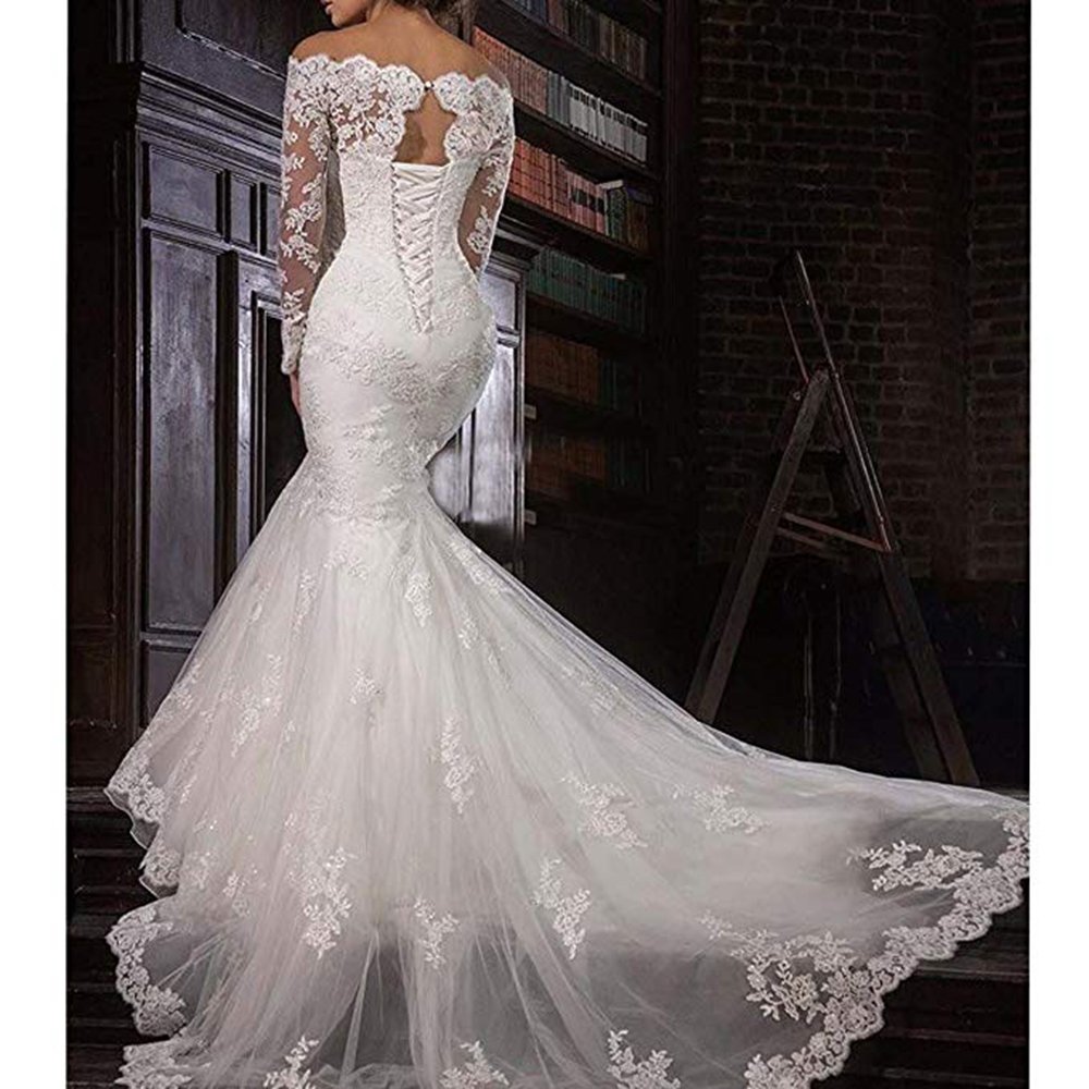 Off The Shoulder A-line Tulle Wedding Dress | Kleinfeld Bridal