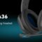 A36 Gaming Headset with Microphone for Pc, Xbox One Series X/s, Ps4, Ps5, Switch, Stereo Wired Noise Cancelling Over-Ear Headphones with Mic for Computer, Laptop, Mac, Nintendo, Gamer (Blue)