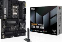 ASUS TUF Gaming Z790-Plus WiFi LGA 1700(Intel 14th,12th &13th Gen) ATX Gaming Motherboard(PCIe 5.0,DDR5,4xM.2 Slots,16+1 DrMOS,WiFi 6,2.5Gb LAN,Front USB 3.2 Gen 2 Type-C,Thunderbolt 4(USB4),Aura RGB)