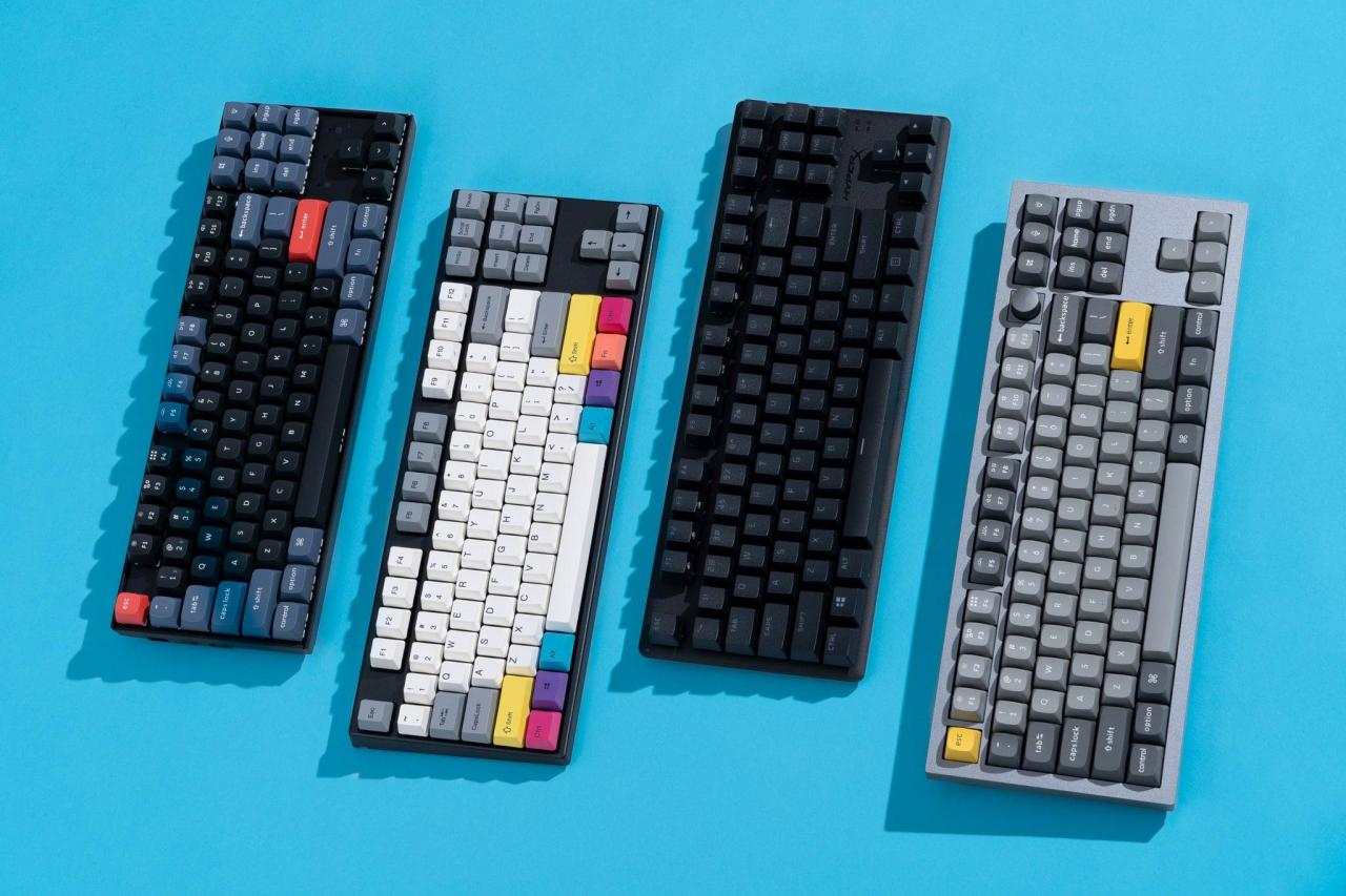 K4V2 TKL Mechanical Gaming Keyboard | Wired Without Number Keypad | RGB Lighting MX2A RED Switches (White)