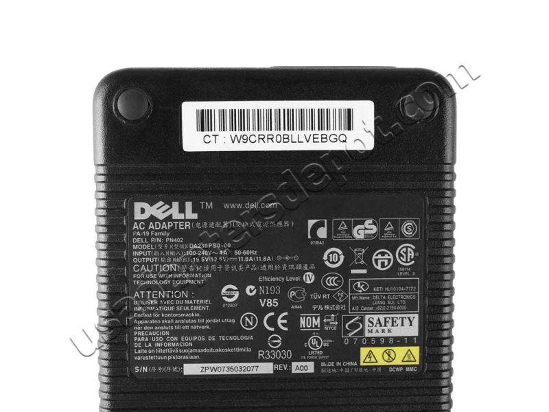 240W AC Charger Fit for Dell G15 5000 Gaming Laptop Charger,Dell G15 5510 5511 5515 (ryzen Edition) 5520 5521 (Special Edition) 5525 5530 5535,Alienware 240W Power Supply