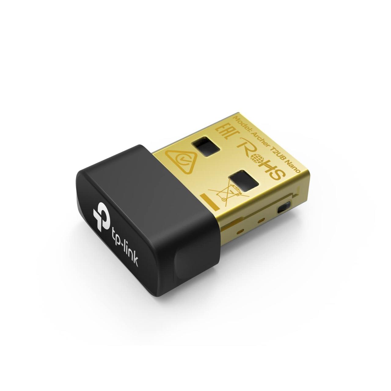 TP-Link Nano AC600 USB Wi-Fi WiFi Adapter(Archer T2U Nano)- 2.4G/5G ...