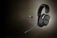 H3 Wireless Gaming Headset | Gaming, Streaming and Music | Removable Microphone and Cordless | Black