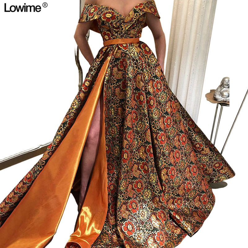 African A Line Evening Dresses Cap Sleeve Floor Length Formal Prom ...