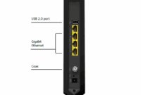 NETGEAR Nighthawk Modem Router Combo (CAX30) DOCSIS 3.1 Cable Modem and WiFi 6 Router - AX2700 2.7 Gbps - Compatible with Xfinity, Spectrum, Cox, and More - Gigabit Wireless Internet