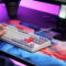K4V2 TKL Mechanical Gaming Keyboard | Wired Without Number Keypad | RGB Lighting MX2A RED Switches (White)