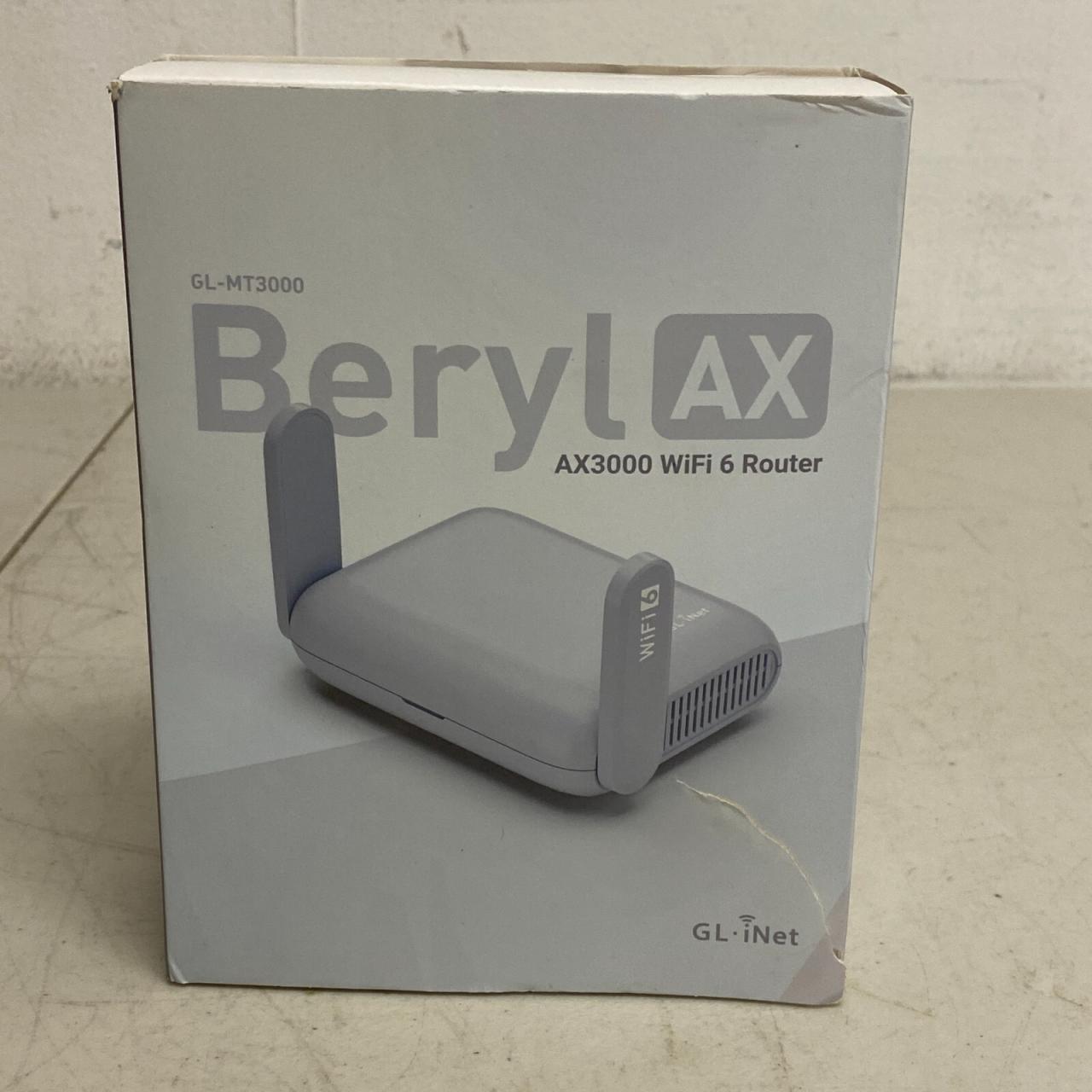 Used GL.iNet GL-MT3000 (Beryl AX) Pocket-Sized Wi-Fi 6 Wireless Travel ...