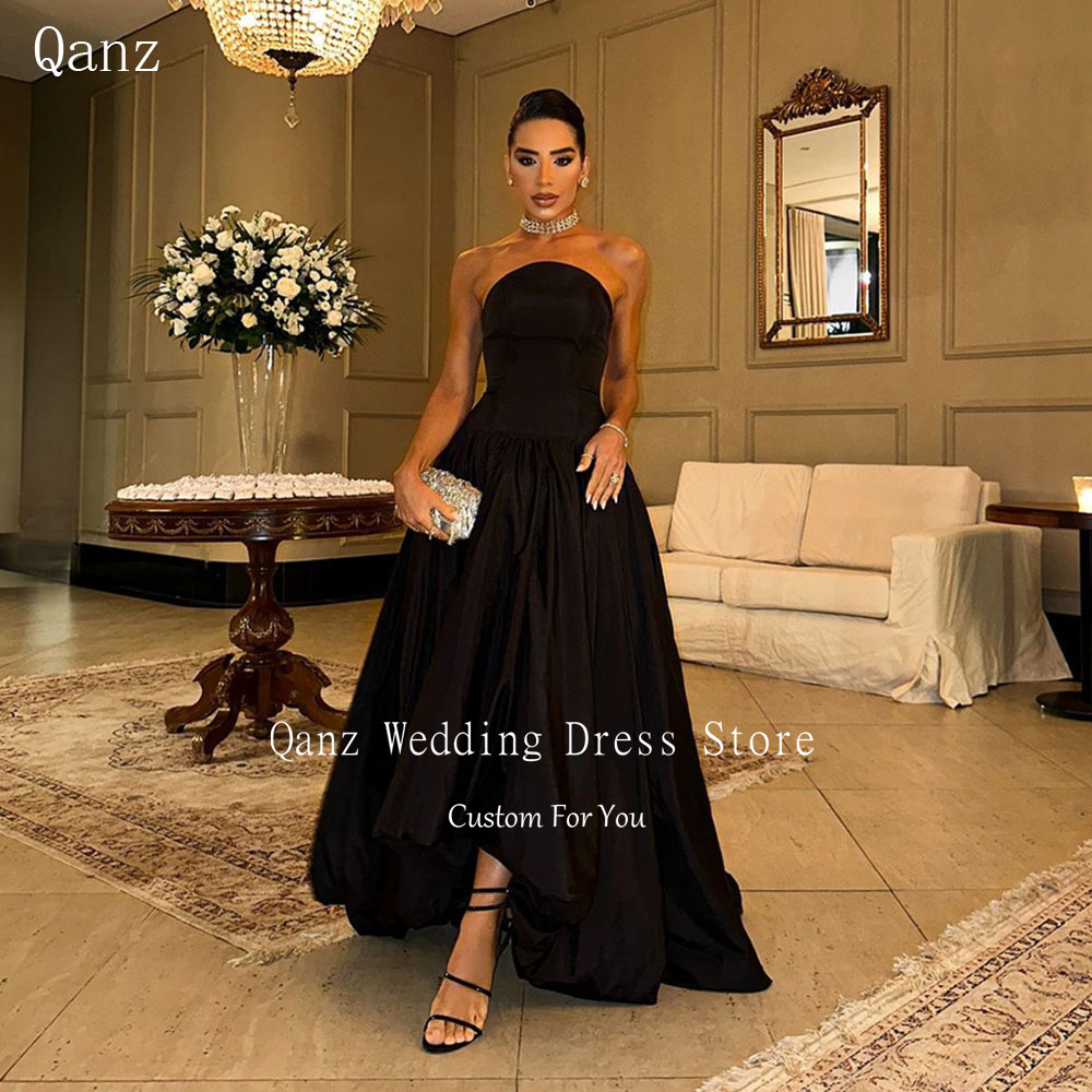 Qanz-Long-Evening-Dresses-Luxury-2023-V-Neck-Tulle-Sequined-Beadings ...