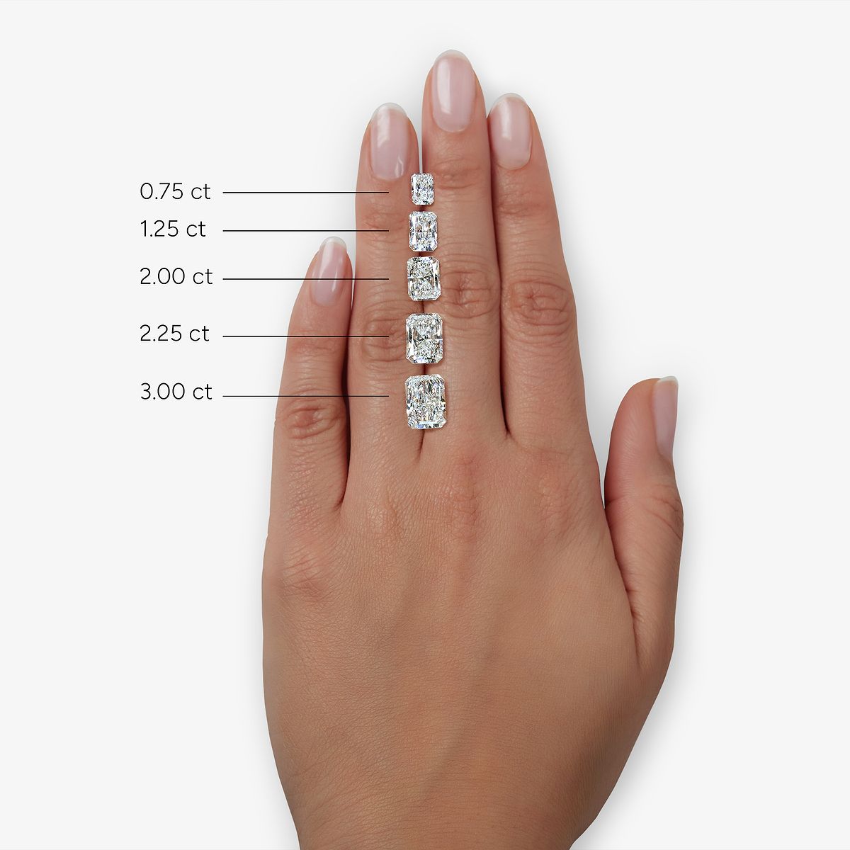 Lab grown diamond necklace