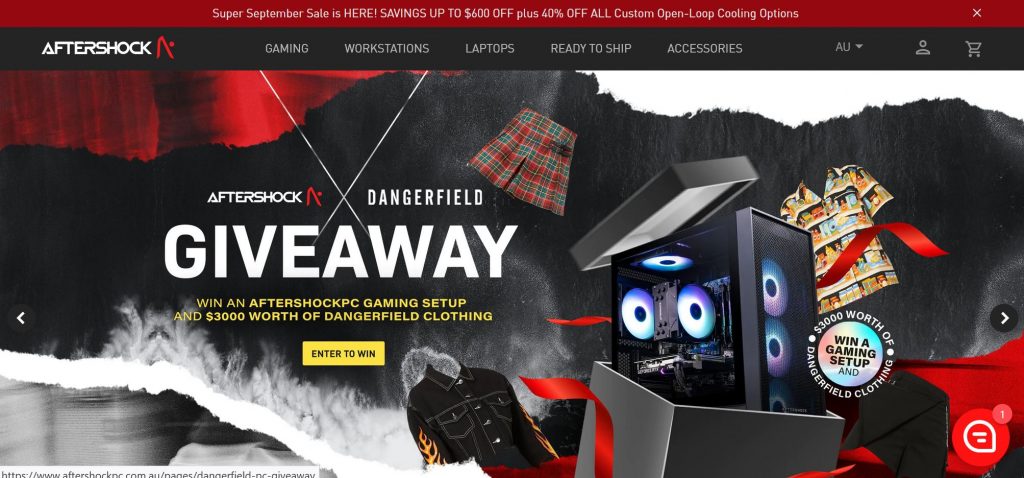 AFTERSHOCK PC - Custom Gaming PCs, Laptops and Workstations