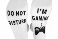 Unisex Women Men Socks I'M PLAYING GAMING do not disturb socks for ...