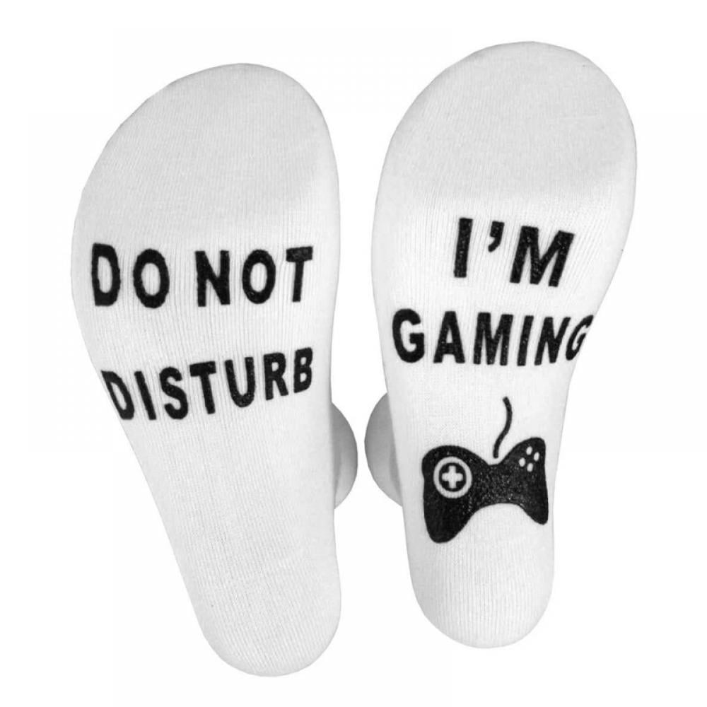 Unisex Women Men Socks I'M PLAYING GAMING do not disturb socks for ...