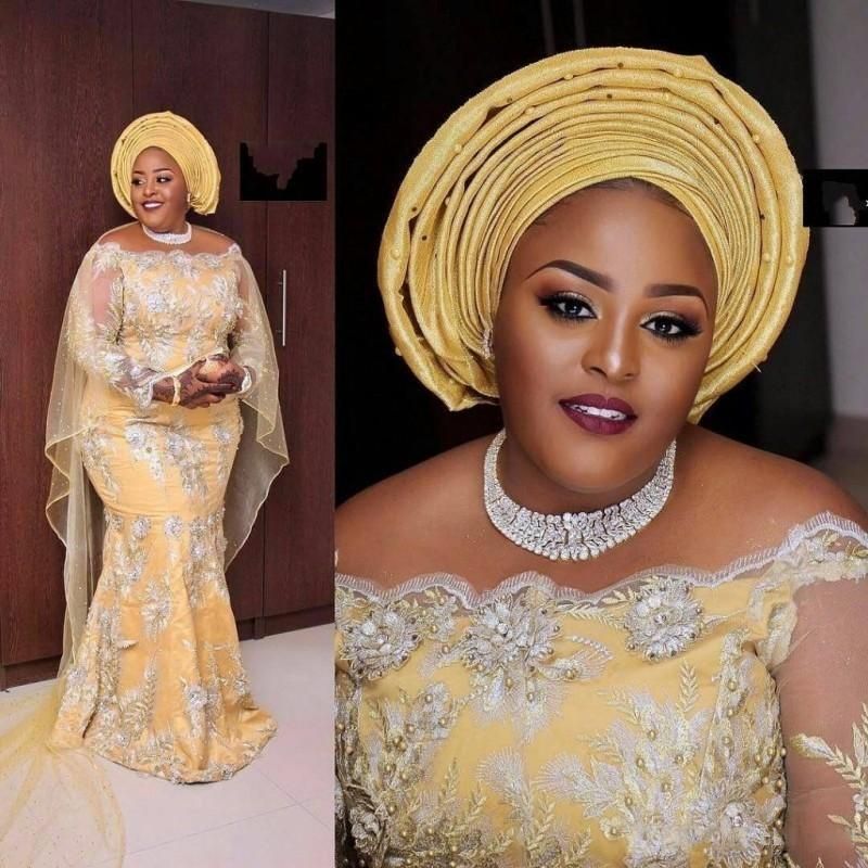 Saudi African Plus Size Evening Dresses With Wraps/Jacket Off The ... Saudi African Plus Size Evening Dresses With Wraps/Jacket Off The ...