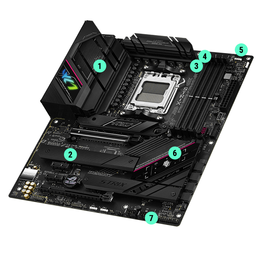 ASUS B650E MAX Gaming WiFi W – AMD B650 AM5 ATX Motherboard, White PCB, DDR5, PCIe 5.0, 3X M.2, Wi-Fi 6E, 2.5Gb LAN, USB 10Gbps Type-C, DisplayPort, HDMI™, BIOS Flashback™, Aura Sync, Advanced AI PC