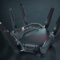 ASUS ROG Rapture GT-BE98 PRO First Quad-Band WiFi 7 Gaming Router supports 320MHz, Dual 10G Port, Triple-level Game Acceleration, Mobile Game Mode, Subscription-Free Security, AiMesh, and VPN features