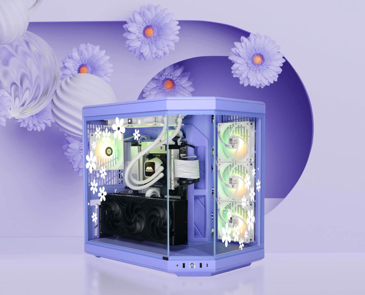 Pink gaming pc