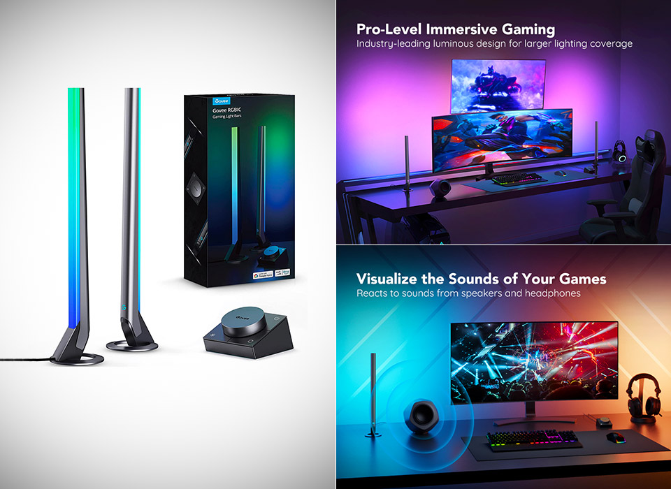 Govee Gaming Pixel Light, RGBIC LED Panel with Real-time Info Display, 150+ Scene Modes & DIY Options, Smart Pixel Lights (Wi-Fi Only), Works with Alexa, Ideal for Game Room Decor, 52x32 Pixels