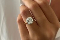 Lab grown diamond rings