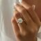 Lab grown diamond rings