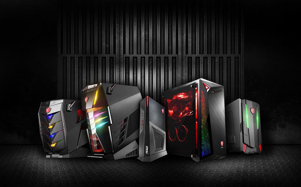 Gaming computer desktop