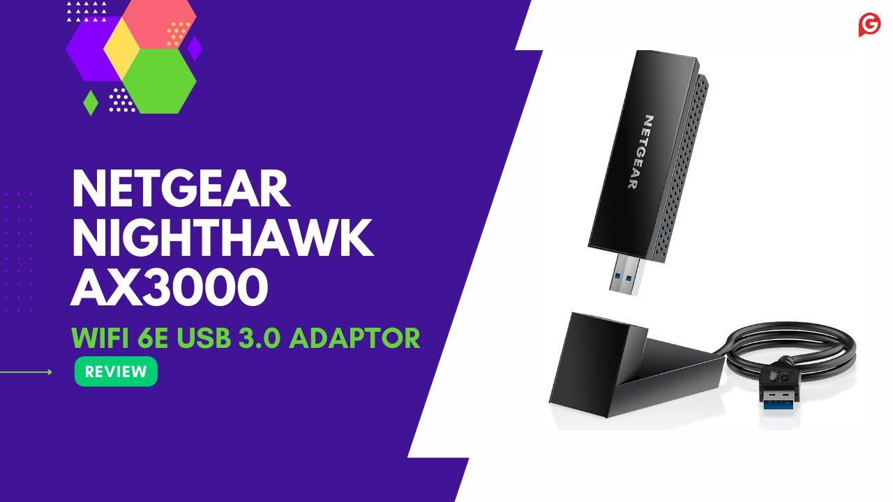 NETGEAR Nighthawk AXE3000 WiFi 6E USB 3.0 Tri-Band Wireless Gigabit ...