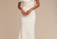 A-Line Wedding Dress with Off-the-Shoulder Straps | True Society