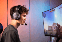 OXS Storm G2 Wireless Gaming Headsets, 7.1 Virtual Surround Sound, 3 EQ Modes, 2.4G Low Latency, 50mm Driver, 40H Playtime, RGB Light, Bluetooth 5.3, Compatible with PC, Console, Mobile, White