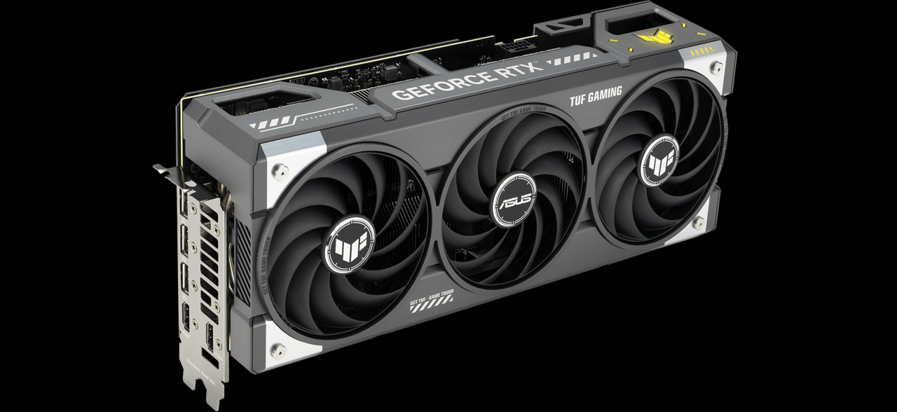ASUS TUF Gaming GeForce RTX ™ 5070 12GB GDDR7 OC Edition Gaming Graphics Card (PCIe® 5.0, HDMI®/DP 2.1, 3.125-slot, Military-Grade Components, Protective PCB Coating, axial-tech Fans)