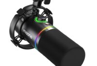 MAONO Dynamic Gaming Microphone: USB XLR Dynamic Computer Microphone with Software-RGB PC Mic for Gamer-Podcast Mic Kit for Streaming Recording Studio YouTube Content Creation Online Chat PD100X