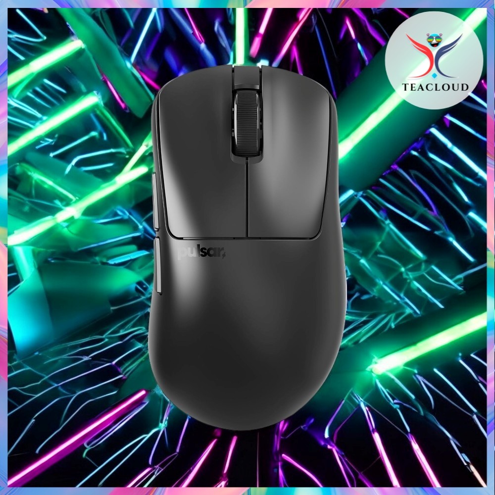 Pulsar Gaming Gears - Xlite V3 Medium Wireless Gaming Mouse, Ultra Lightweight 1.94 oz (55 g), Ergonomic, Optical Switches, PAW3395 Optical Sensor (Medium, Wireless, White)