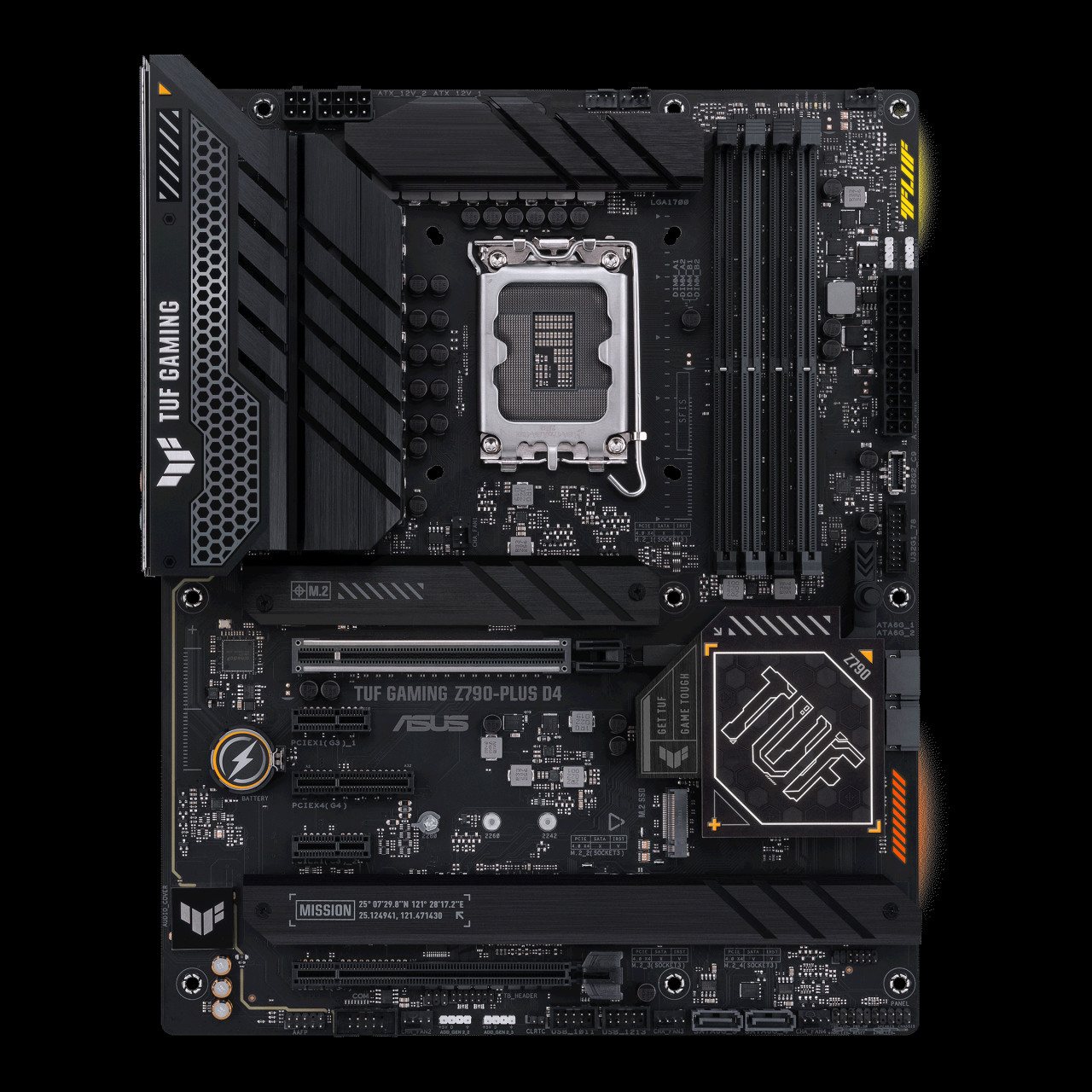 ASUS TUF Gaming Z790-Plus WiFi LGA 1700(Intel 14th,12th &13th Gen) ATX Gaming Motherboard(PCIe 5.0,DDR5,4xM.2 Slots,16+1 DrMOS,WiFi 6,2.5Gb LAN,Front USB 3.2 Gen 2 Type-C,Thunderbolt 4(USB4),Aura RGB)