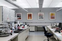 Movie Lab building transforming into science lab